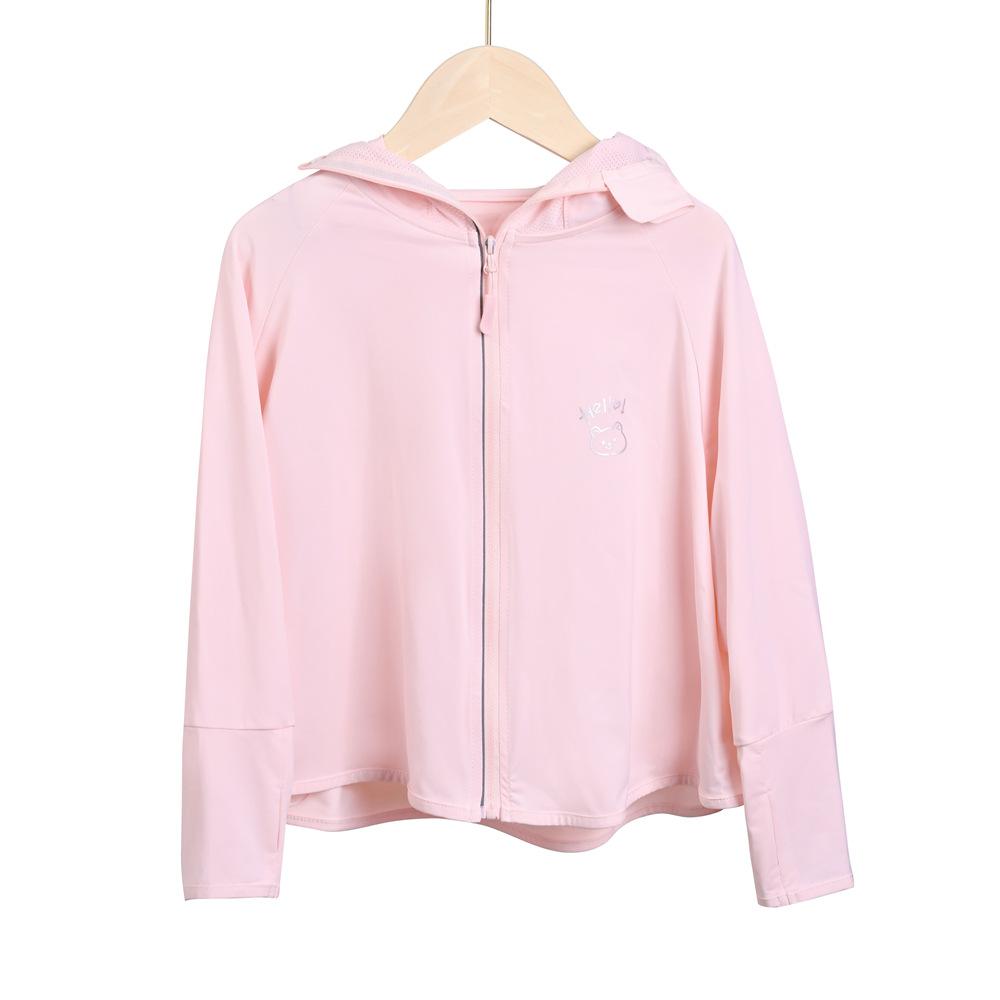 Kids Summer Ice Silk Sun Protection Jacket UPF50+ UV Protection Lightweight Breathable Soft Sun Hoodie for Boys and Girls