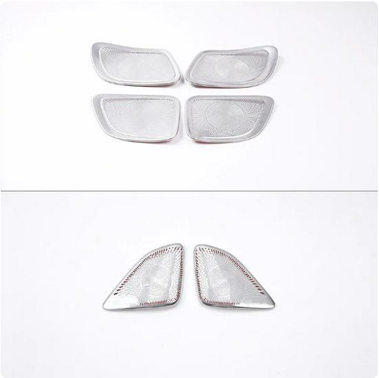 

Silver Door Speaker Tweeter Mesh Cover for 2022 Mercedes-Benz C-Class W206