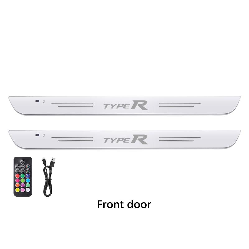 Car Wireless LED Threshold Light Accessories For Honda Type R Accord Civic Passport HR-V City CR-V FIT WR-V Jazz Pilot Odyssey