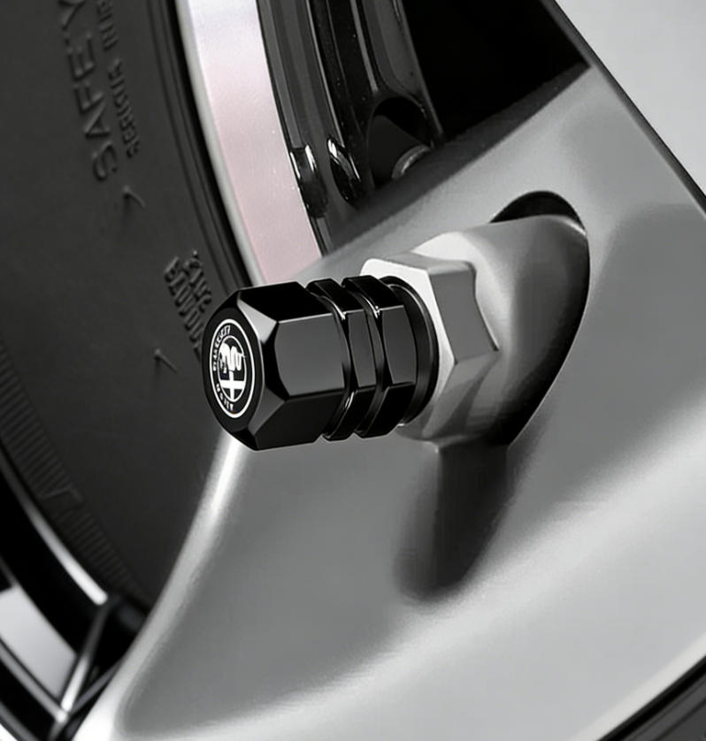 4pcs Car ornament Alfa Romeo 159 156 Mito Giulietta Tonale Stelvio 8C GT 166 Volante Car logo Tire Valve Caps Accessories