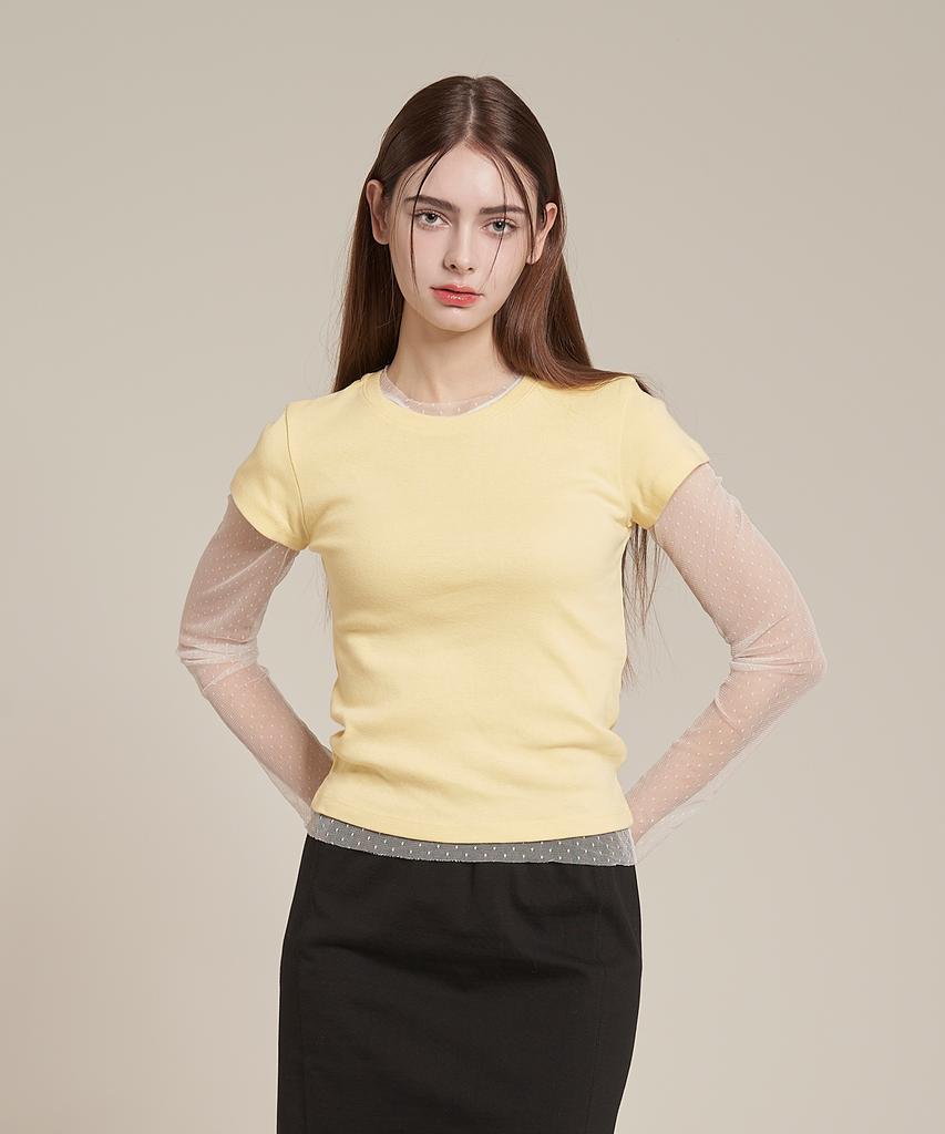 Iteoneolmomeonteu Basic Milano T-Shirt _ Yellow