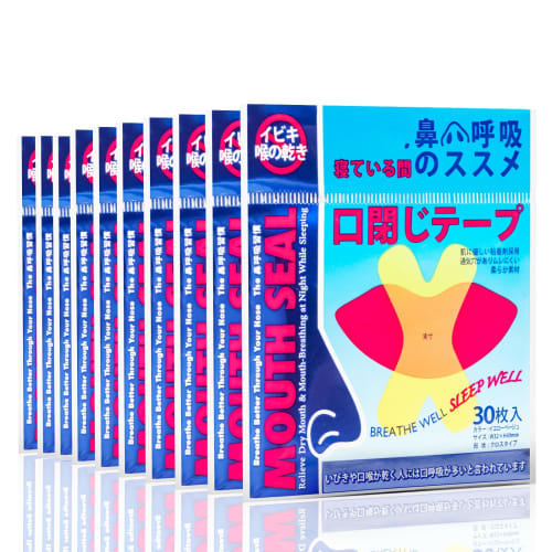 Crahoulike Mouth Closure Tape (300 Uses) - Anti-Snoring Device, Prevents Mouth Breathing, Improves Sleep, Reduces Dry Mouth and Throat, and Reduces Sn