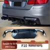 BMW 5 Series F10/F18 M5 Style Carbon Fiber Rear Diffuser Kit with Quad Exhaust.