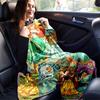 1pc Disney Princesses Throw Blanket Home Decor, Couch Cover, Outdoor, Gift, Flannel Blanket, Bedroom, Living Room, Travel