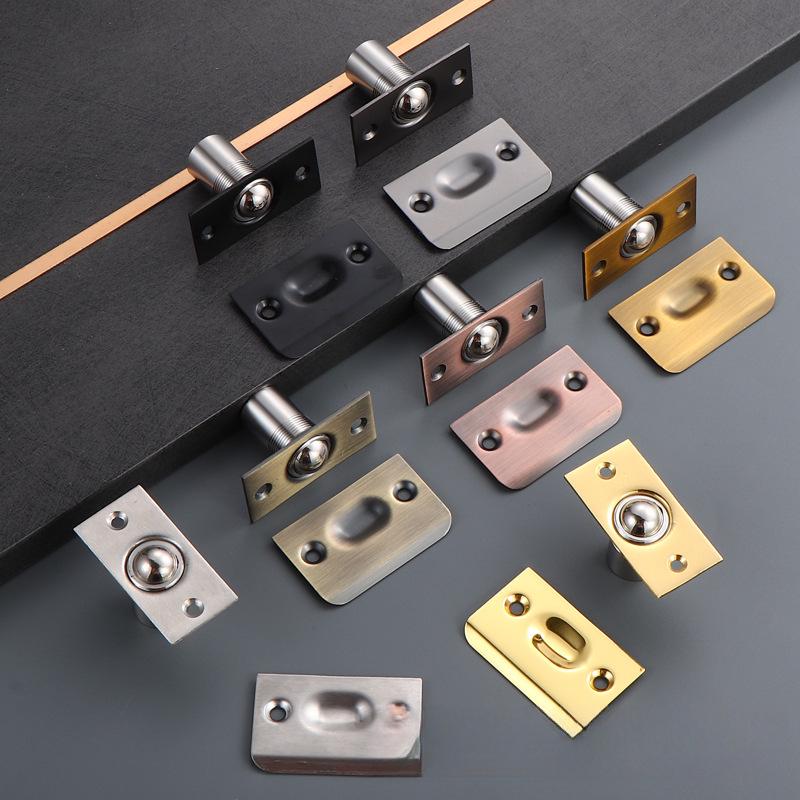 Adjustable Invisible Stainless Steel Door Spring Lock with Ceiling Box