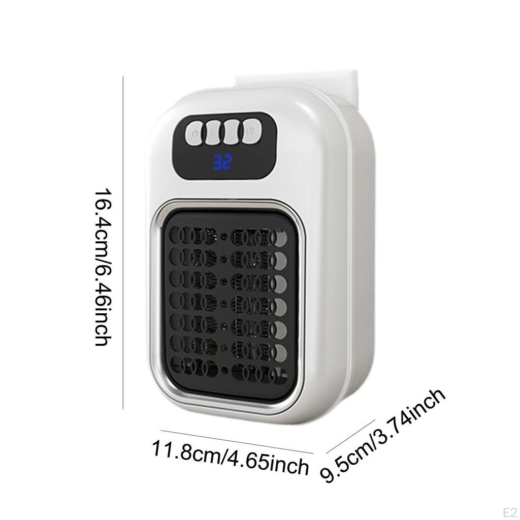 Compact Wall Outlet Heater for Quick Heating In RV