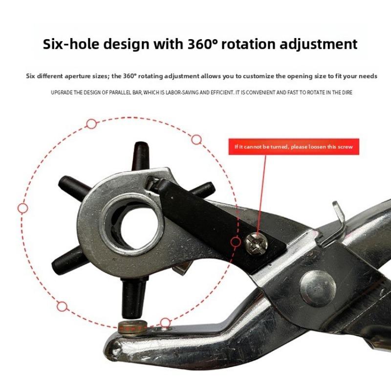 Genuine Leather Hole Punch Plier Universal Wrist Belt Puncher Plier Repair Tools Belt Hole Puncher Fit For Genuine Leather Genuine Leather Craft