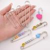 Electroplated Iron Safety Pin for DIY Knitting, Stitch Marker, Anti-Unraveling Brooch Clasp