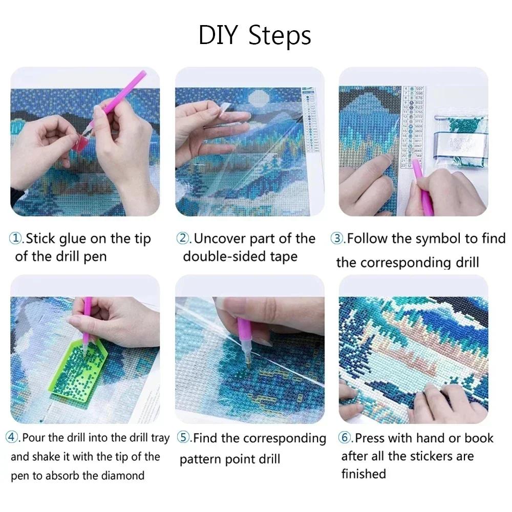 5D DIY Diamond Painting Dancing Beautiful Girl Full Square/Round Diamond Mosaic Embroidery Home Decor Handmade Gifts