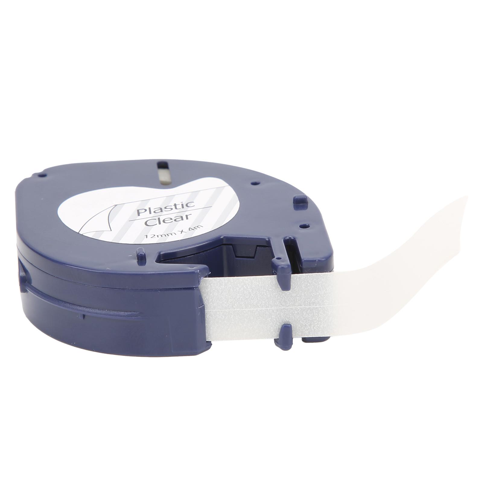 Label Maker Tape 12mm Waterproof Durable 3In1 Design WearResisting Label Tape Replacement for Printer