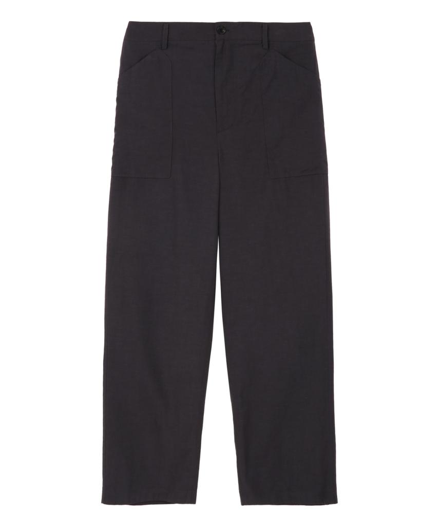 Jilseutyueoteunyuyogmaen Linen Blend Setup Pants - Dark Navy (Jnpa6B512N3)