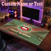 South Sydney Rabbitohs Customized Name Text Mouse Pad, Large Desk Mouse Mat Personalized Home Office Present