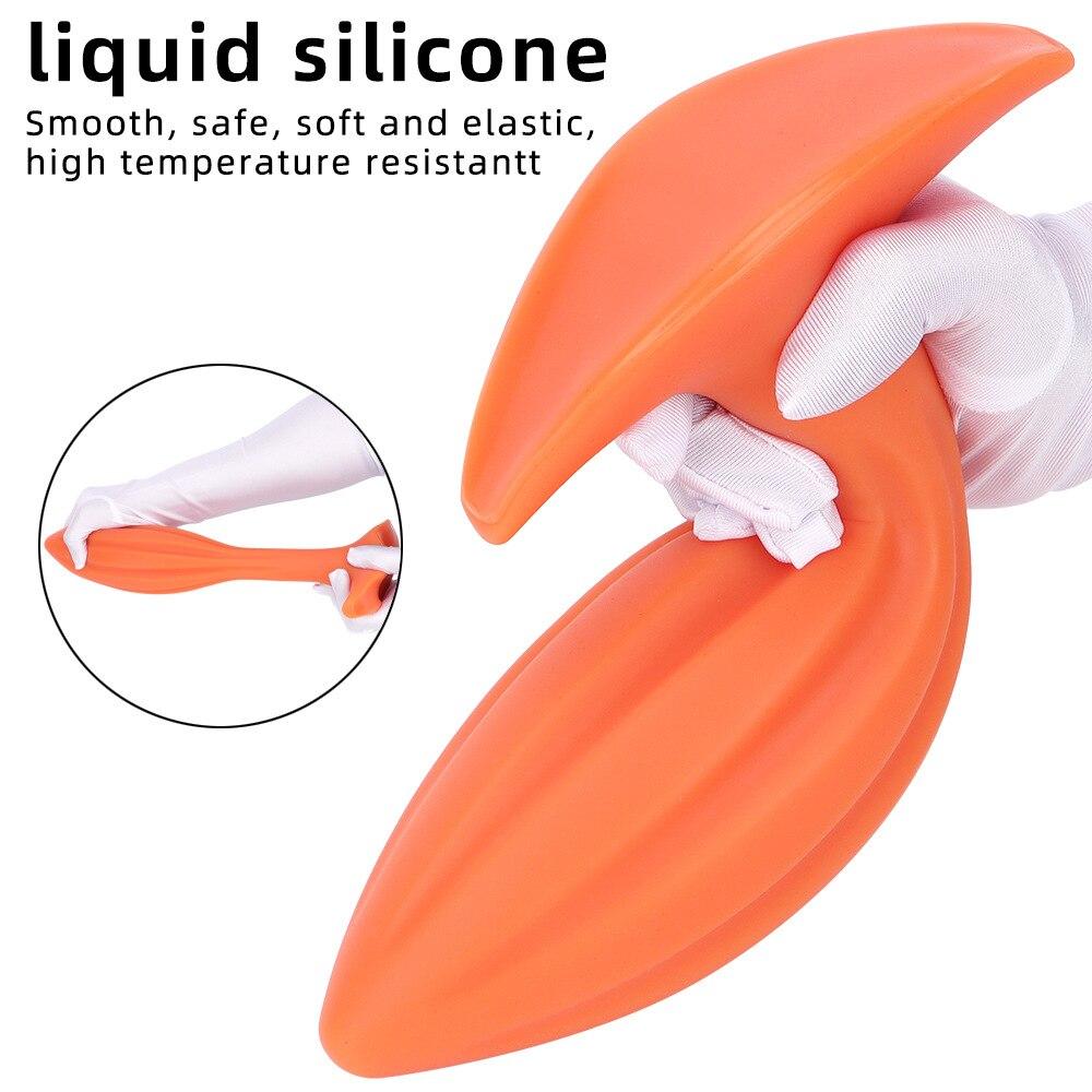 Silicone Anal Plug Anal Expander Adult Sex Toys Fisting Big Dildo Realistic Penis Slave Femdom BDSM