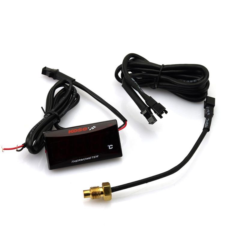 Universal Motorcycle Water Temperature Meter LCD Display Digital Hygrometer Instrument Thermometer Sensor Motorbike Modification