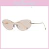 Minimalistyczne Okulary Przeciwsłoneczne w Kształcie Motyla Uv400 Na Podróż i Imprezy