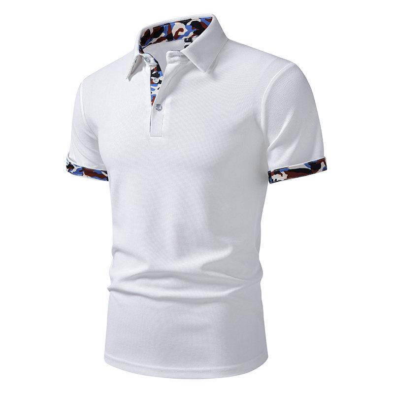 Mens Summer Tops Camisa Polo Hombre 2026 Vintage Short Sleeve Patchwork Color Polos Tee Shirt Homme De Luxe Camisetas Golf Tops