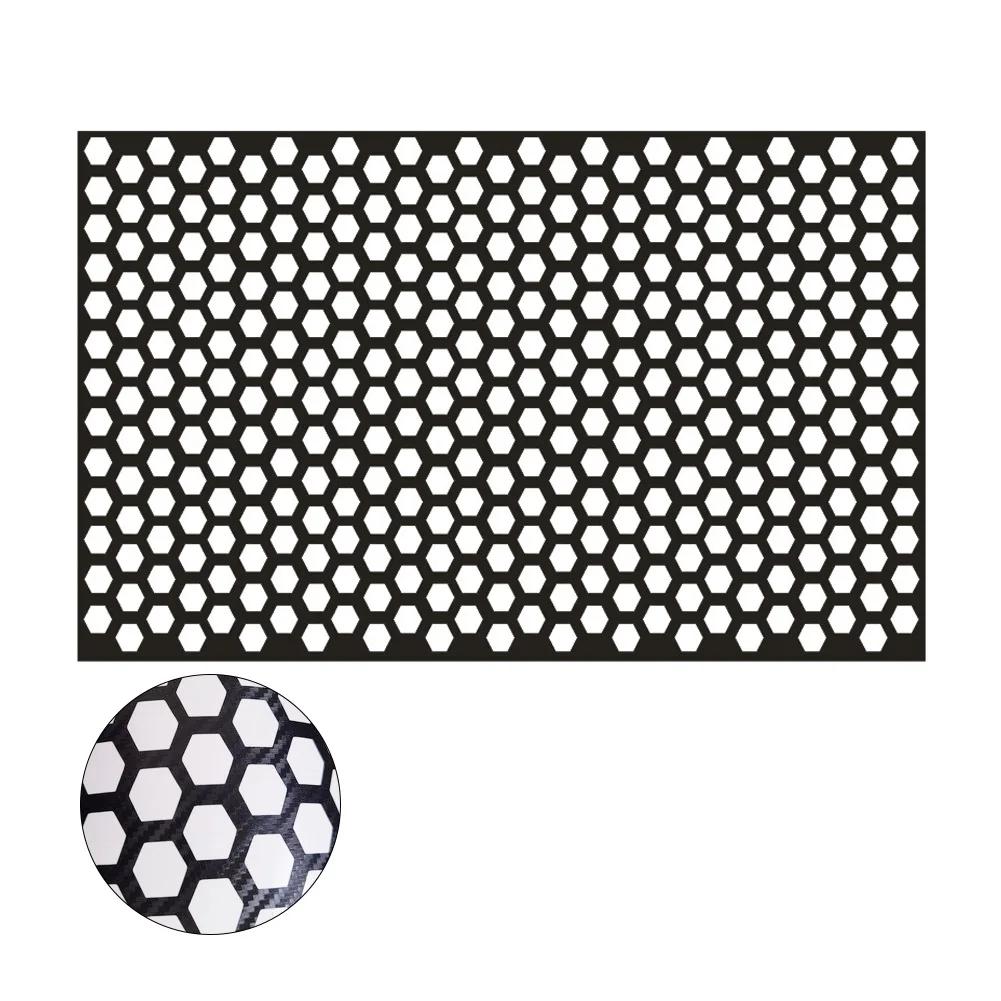 Auto DIY Wabenaufkleber Auto Rücklicht Lampe Autostyling Rücklicht Hohl Mode Aufkleber Dekoration Wrapfolie 48*30cm