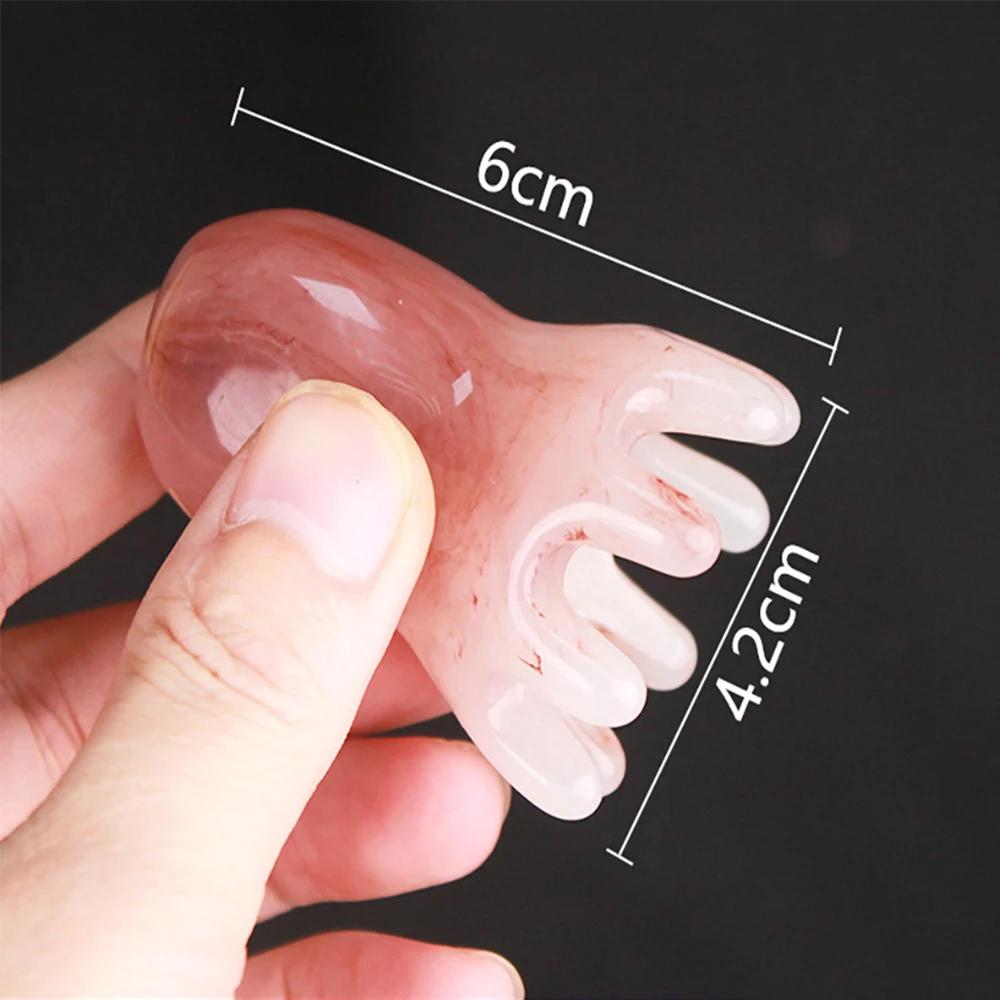1pc Octopus Shaped Head Meridian Acupoint Massage Comb Wide Tooth Scalp Comb Back Neck and Back Manual Deep Massage Tools