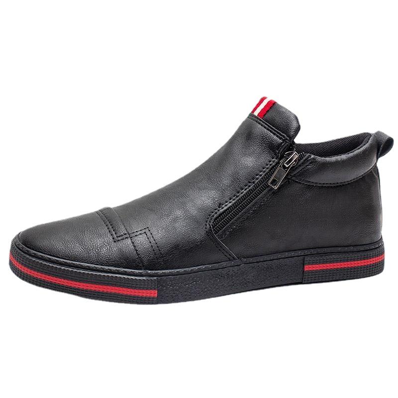 New Fashion Style Mens Casual Shoes High-top Plus Cashmere Mens Casual Shoes for Autumn and Spring Mens Sneakers