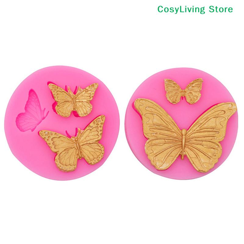[CL]1Pc Butterfly Silicone Molds Mini Butterfly Cake Fondant Mold DIY Chocolate Candy Cupcake Topper Decoration Desserts Mold