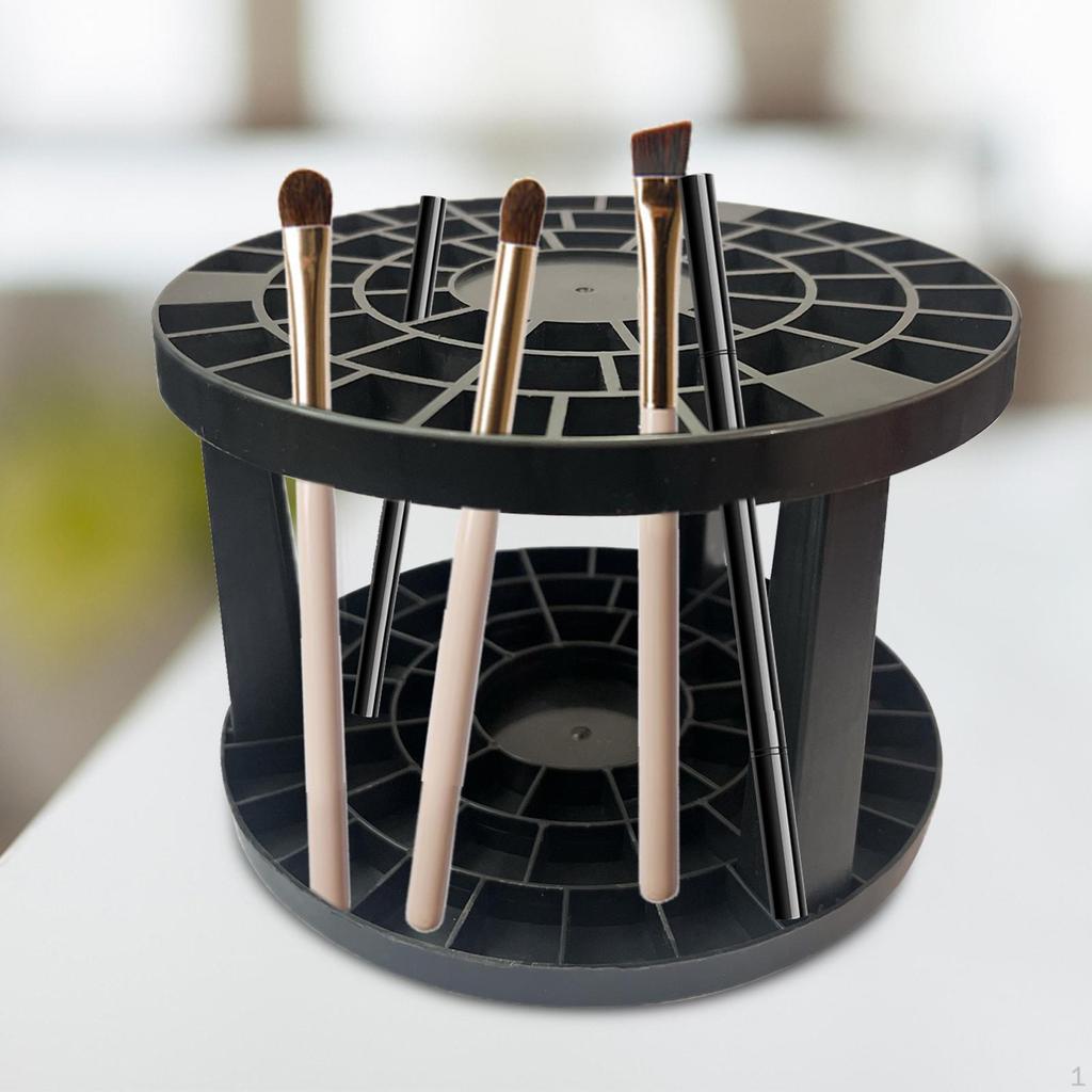 Makeup Brush Holder Display Large Capacity Removable Pen Pencil Cosmetic Storage