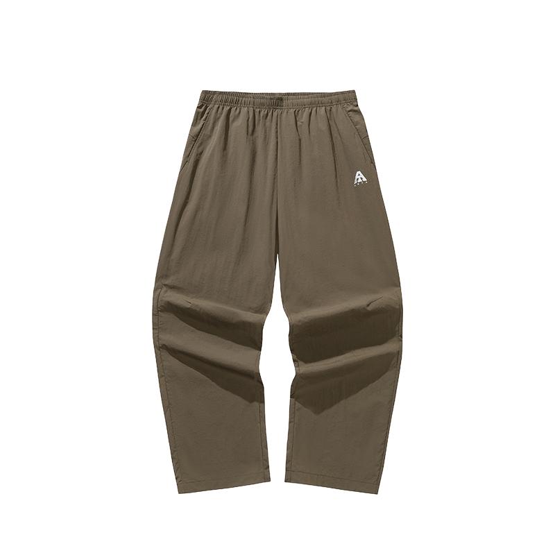 Anta Outdoors Woven Sports Long Pants Summer Casual Pants Men bottoms Dark-Brown 952626506-2 S