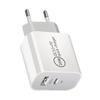 PD20W Fast Charger: Dual-Port A+C PD+QC3.0 for Apple iPhone 16.
