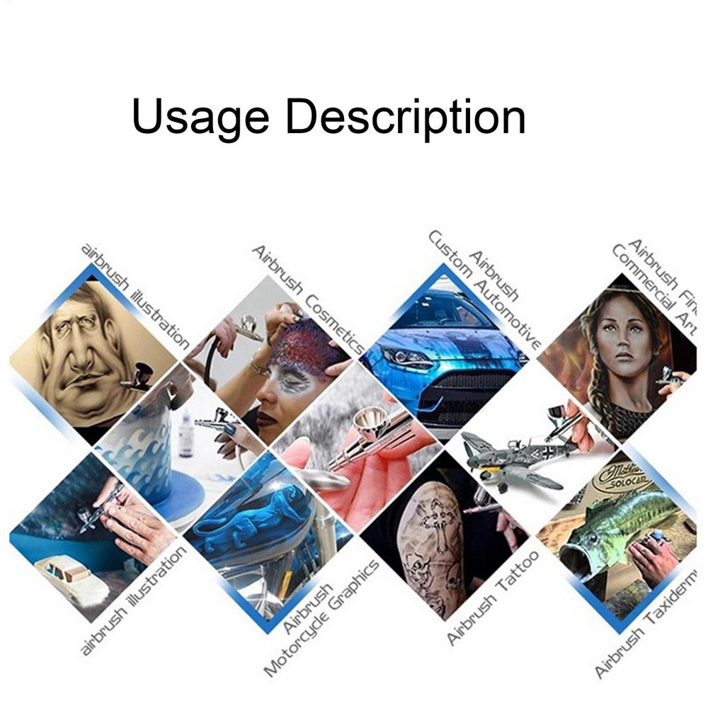 Air Brush Hose Connector Professional Airbrush Fittings Connectors Quick Connect Hose Connectors 1/8 Inch Disconnect Adapter