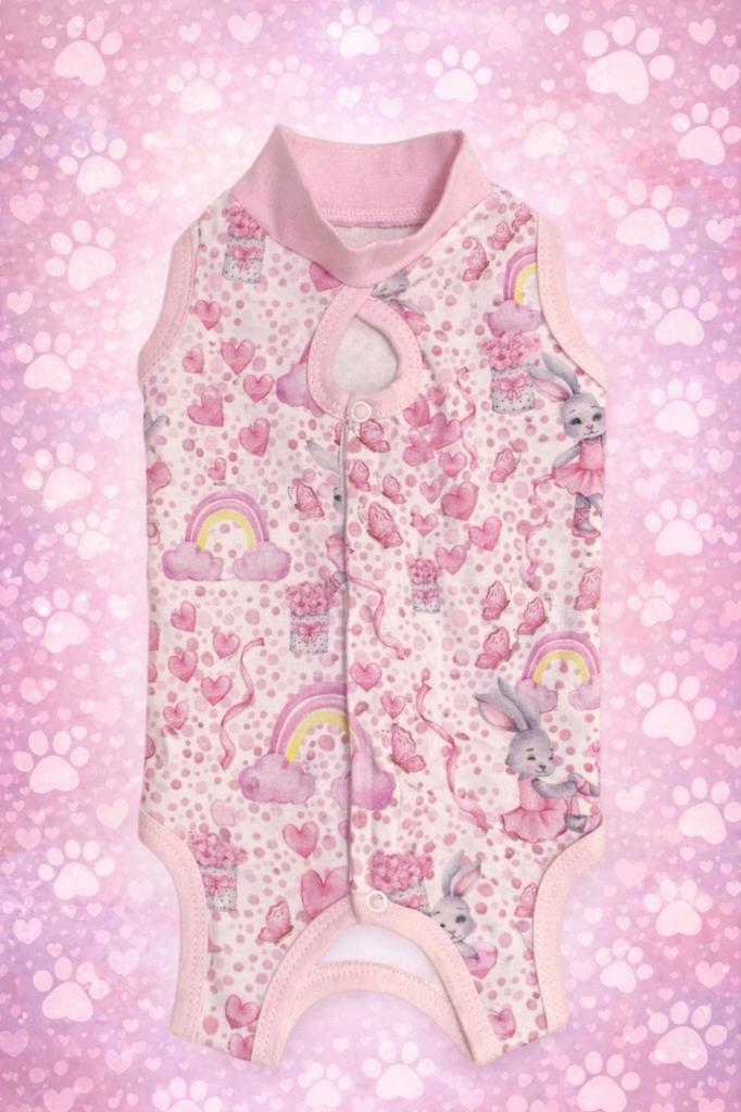 Postoperative Clothing for Cat Size Dog Apron Comfortable Cotton Rabbits