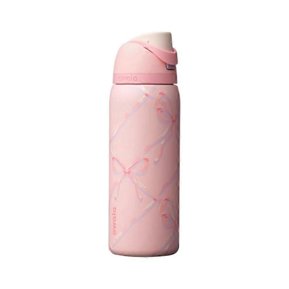 (32oz) Owala Sugar Plum Fairy 24/32Oz FreeSip Water Bottle Holiday Edition Pink Bows E