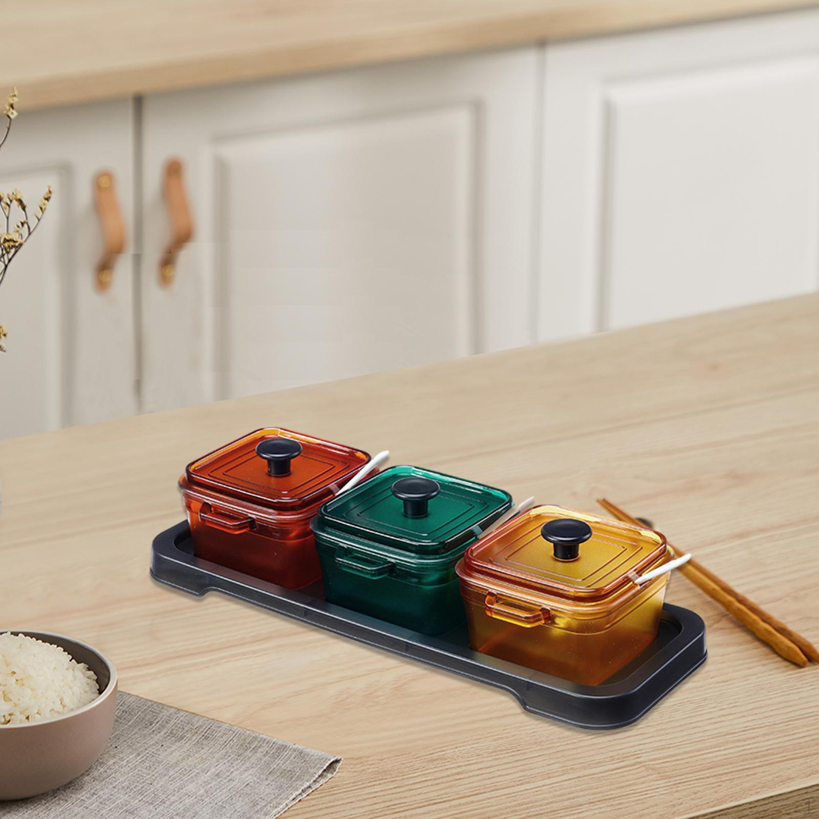 

Коробка для приправ, сервировочная тарелка для закусок, многофункциональные контейнеры для хранения продуктов питания