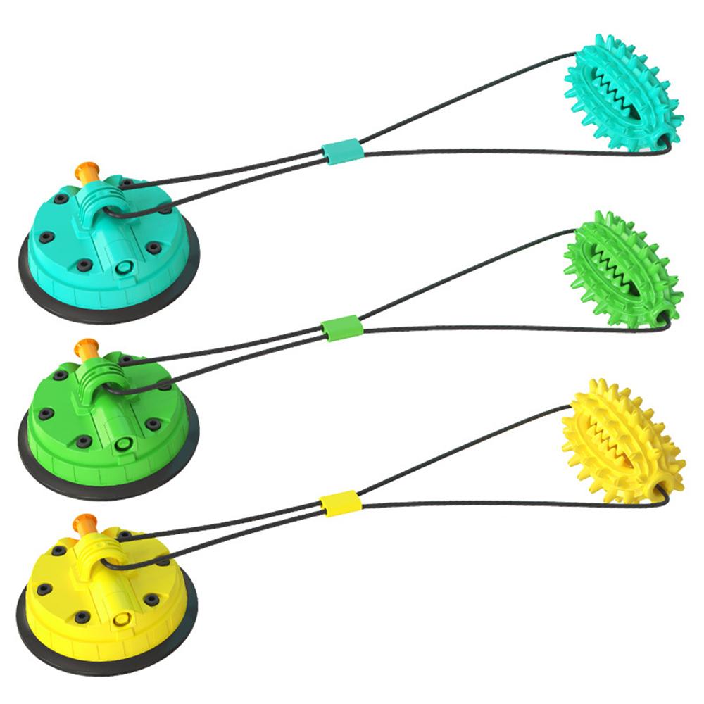 Giocattolo per cani intelligente con ventosa per tiro alla fune, giocattoli di corda per cani per masticatori, pulizia dei denti, giocattolo interattivo per animali domestici per la noia
