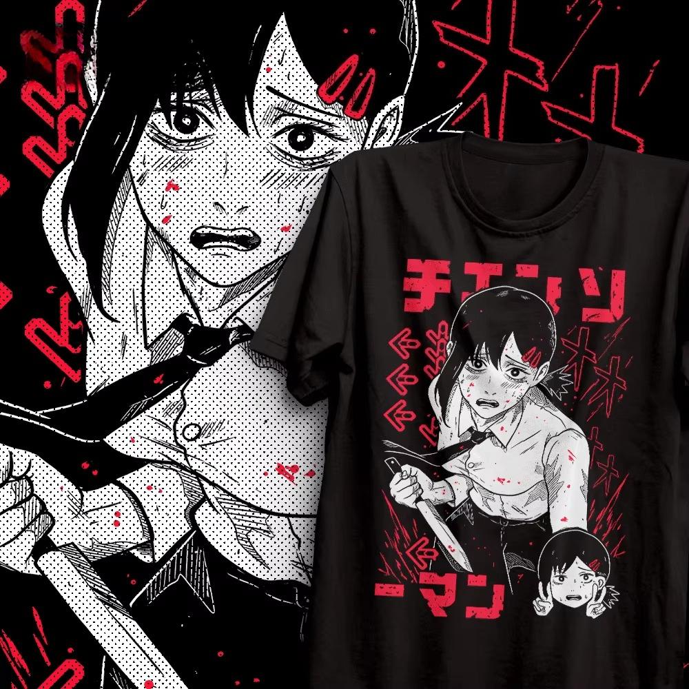 Chainsaw Unisex Anime Nuevos Enero Printed Tshirt Unisexs And Womens Tshirt Unisexs Top Sports Tshirt 2026 Summer New Tee