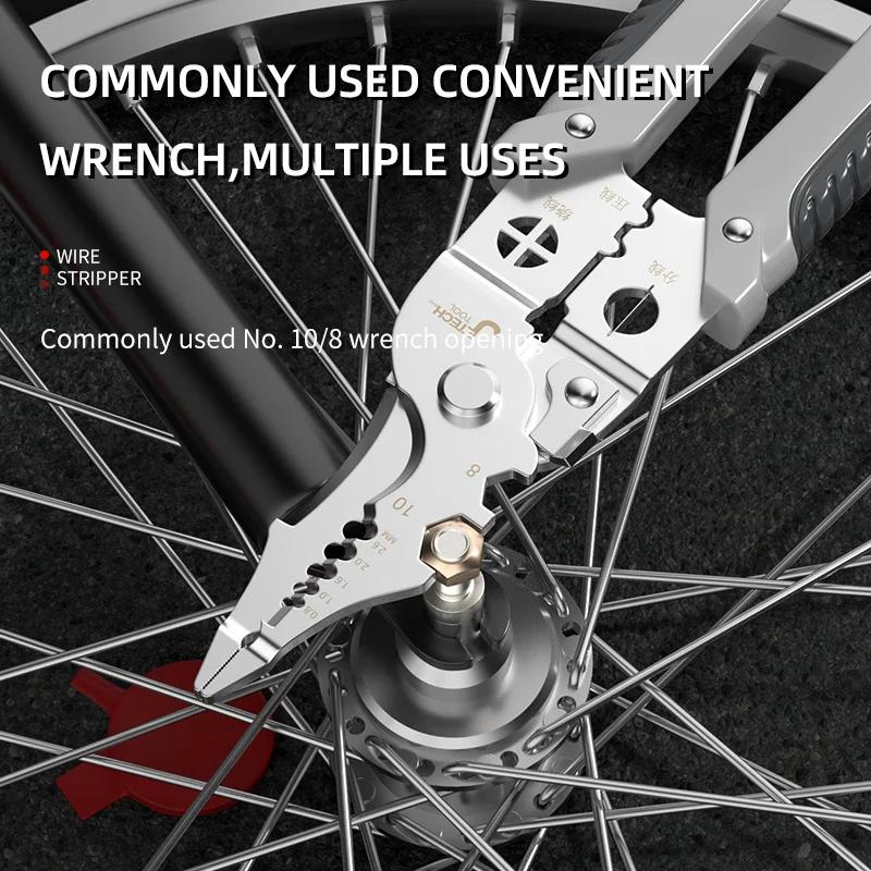 16 in 1 Multifunctional Electrician Plier Wire Stripping Pliers Special Tool Pulling Wire Cutting Pliers Portable Hardware Tools