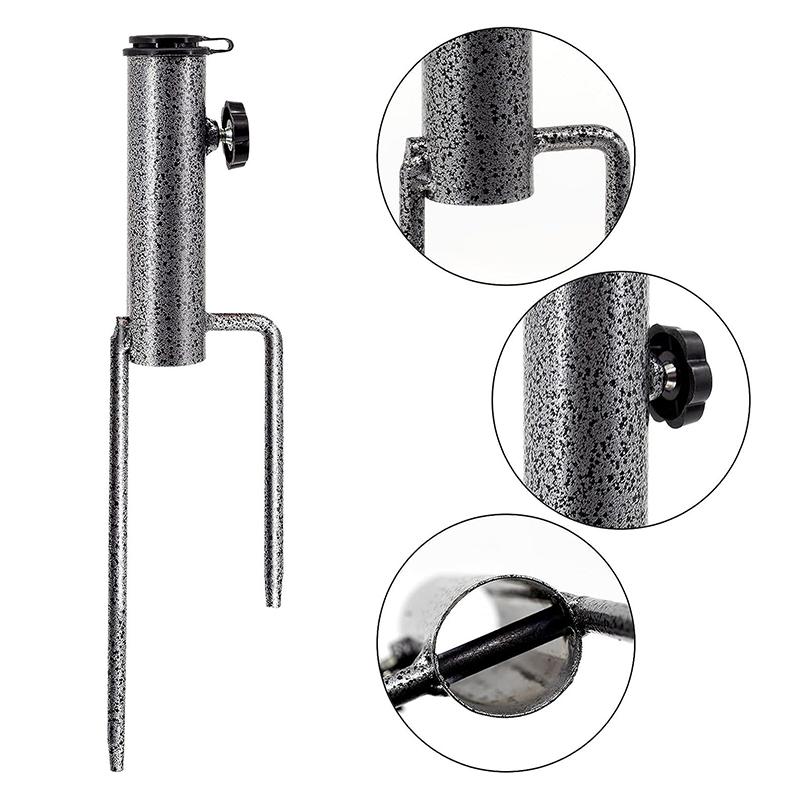 Umbrelă de soare Umbrelă de sol Suport în spirală Suport de bază pentru curte gazon