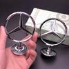 3D Metal Bonnet Badge Car Hood Front Chrome Logo Benz Marking For Benz W203 W206 W220 W205 W211 W212 W201 W210 W108 W168 GLC GLA JR9