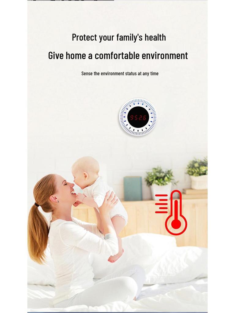 Graffiti Smart WiFi Pressure Sensor with Temperature Display