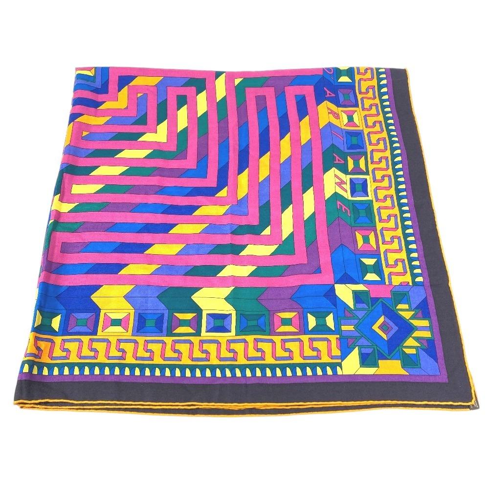 Hermes LE FIL DARIANE (Ariadne's Thread) Calle Jean 140 Large Shawl Stole Scarf