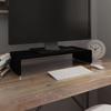 Vidaxl Glass Monitor / TV Stand 60X25X11 Cm