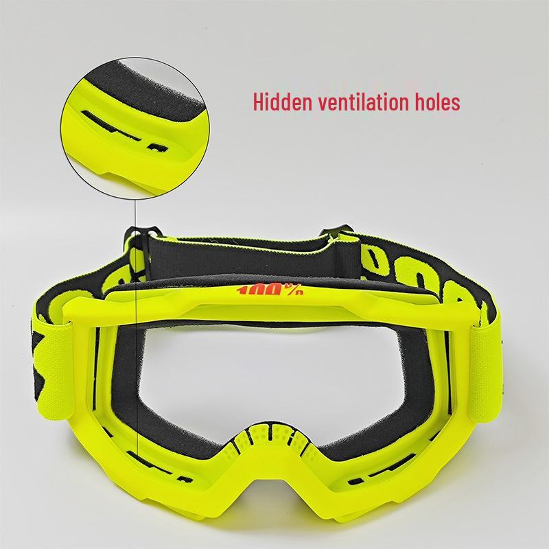 Motorradbrille mit Fahrermaske für Outdoor-Sportarten, UV-Schutz