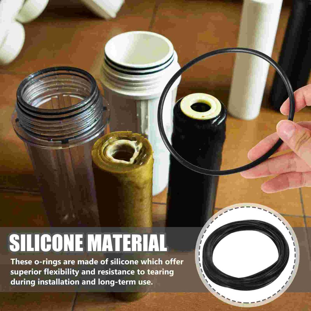10 Pcs Household Water Purifier Filter Element 20 Inch Silicone Sealing Ring Washers Gasket Supply Silica Gel of