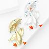 Stilvolle Emaille-Enten-Broschen für Damen Unisex Tier-Anstecknadeln Freund Event Party Neue Geschenke Schmuck Dekoration Zubehör