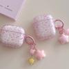 Pink Colorful Stars Pendant Imd Earphone Case Wireless Bluetooth Charging Box for Apple Airpods Pro 3 2 2nd 4 1