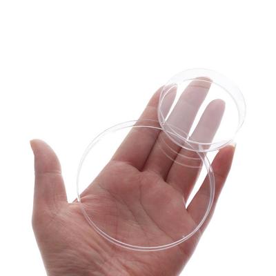 Plast 90x15mm Bakterieodlingsskål Genomskinlig Petriskål Petriskålar Sterila Petriskålar