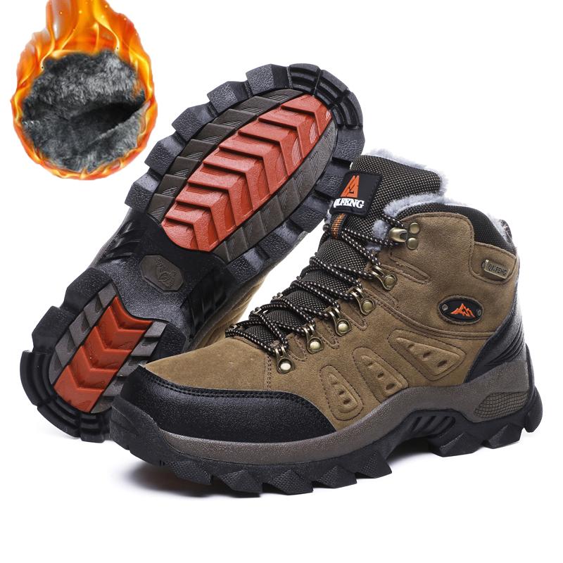 36-48 Winter Plus Samt Warm High Top Outdoor Freizeit Wander- und Bergschuhe für Paare Sportschuhe