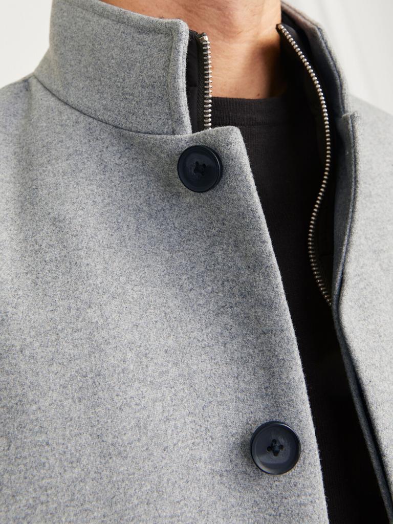 Coat Jack & Jones Jjeharrison Wool Jacket Sn (12258674) Light Grey Melange