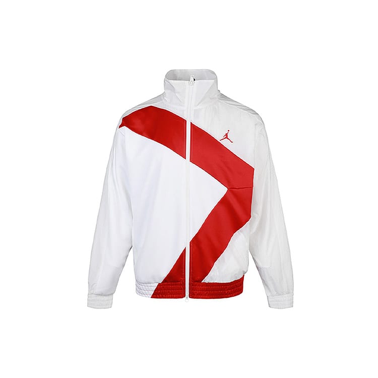 Jordan Sport Jackets Men's White Stand Collar Moderate Other CI7916-100