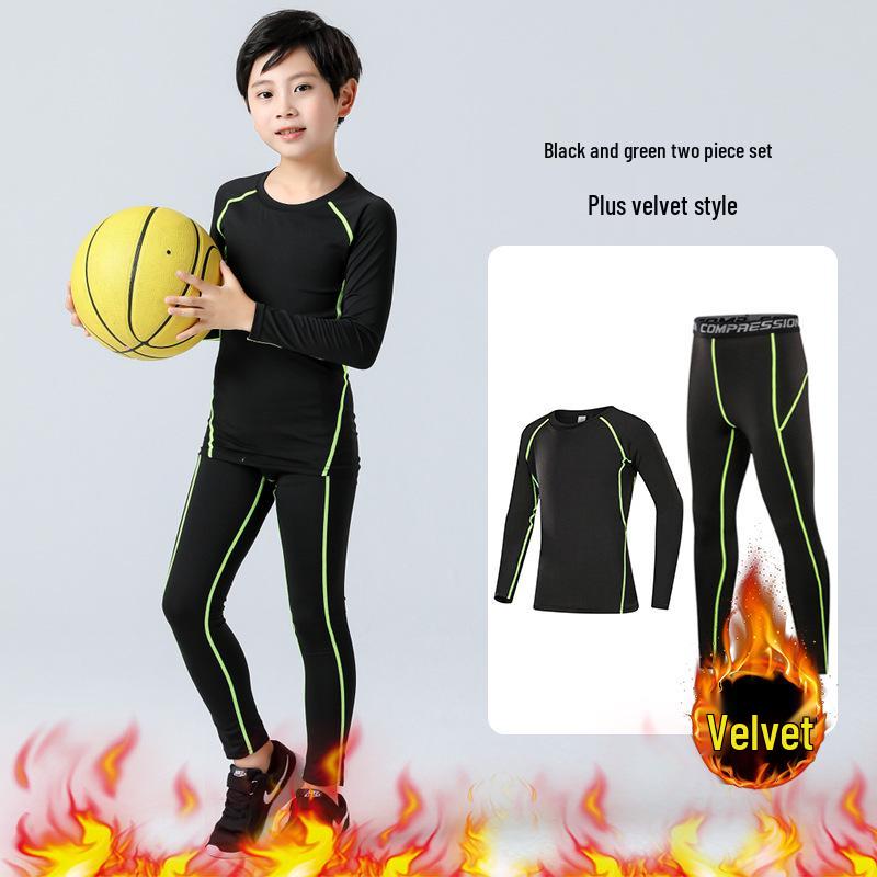 Kinder Schnelltrocknende Sport-Basisschicht: Body für Basketball, Fußball und Fitness - Ideal für Herbst/Winter.