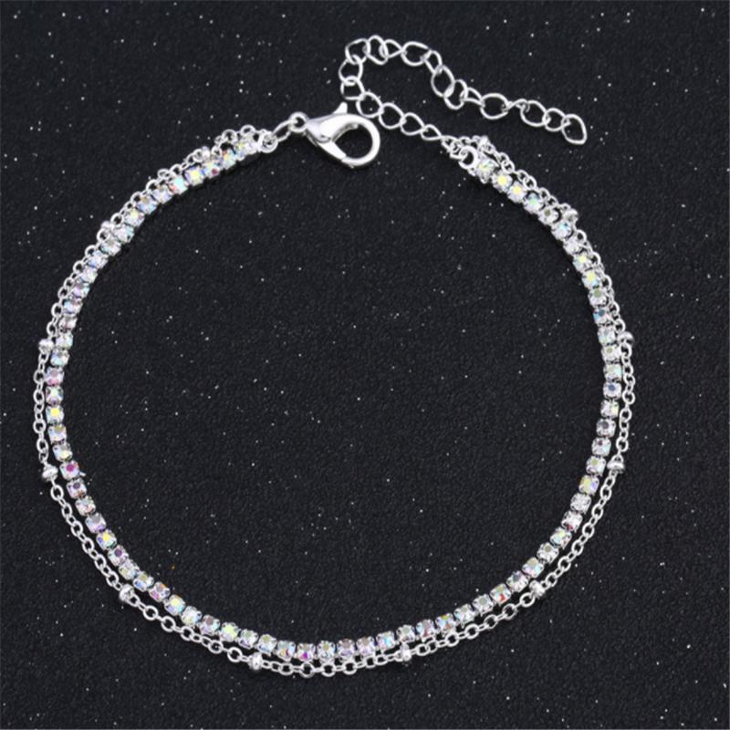 

Стильные браслеты на ногу из стерлингового серебра с бусинами