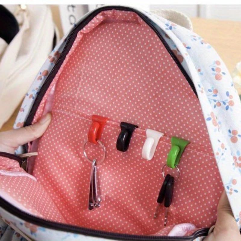 Keys Clips Plastic Bag Hook Keys Clips Keys Holder Hook Folder for Purse Handbags Backpacks